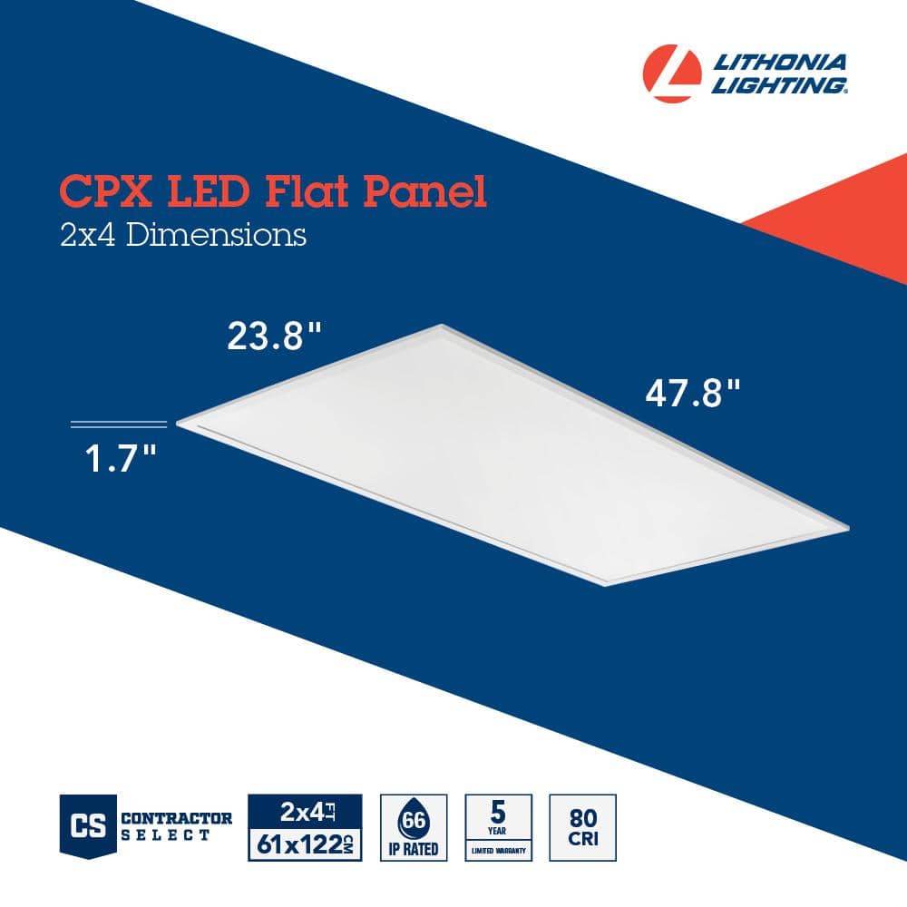 Adjustable White Aluminum LED Flat Panel Ceiling Light