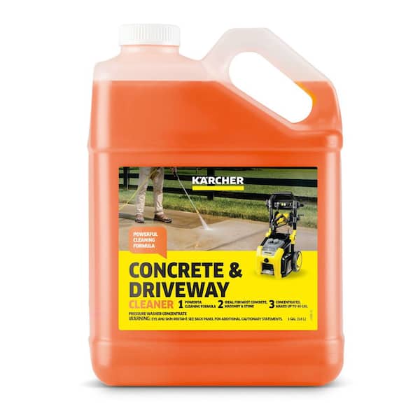 Concrete and Driveway Cleaner 1 Gal. Pressure Washer Detergent