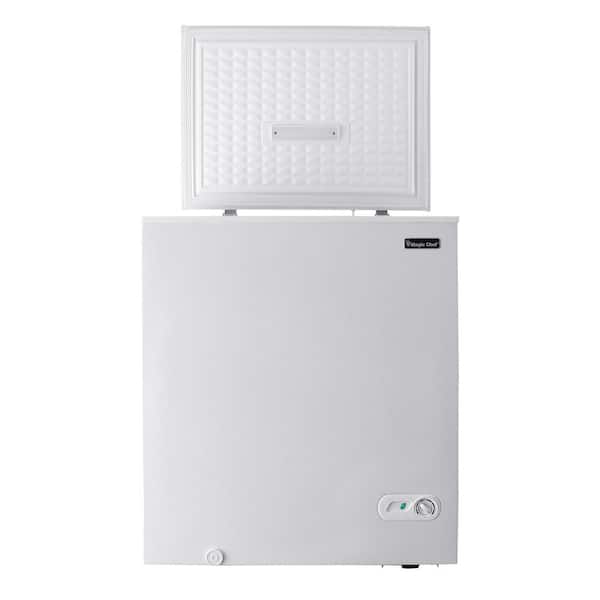 Costway 3.5 Cubic Feet Chest Freezer w/Removable Storage Basket Deep - See Details - White