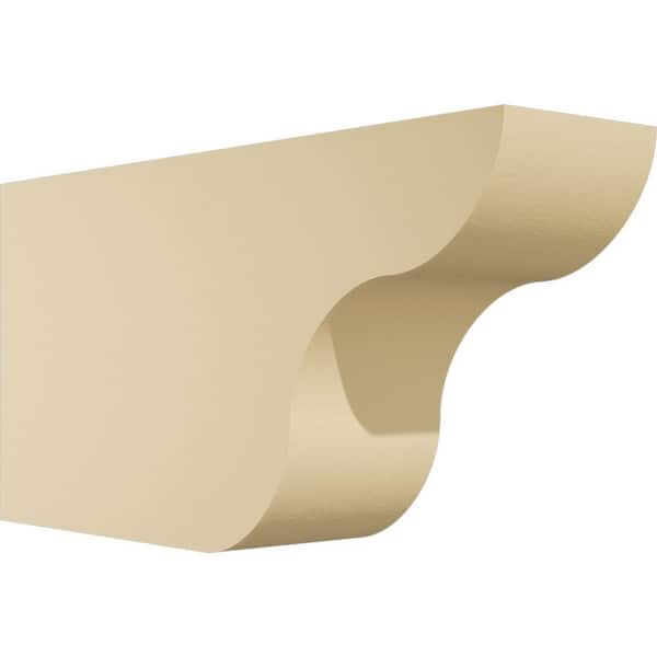 Ekena Millwork Standard Carmel 5 in. W x 10 in. H x 20 in. D Signature Urethane Rafter Tail Outlooker