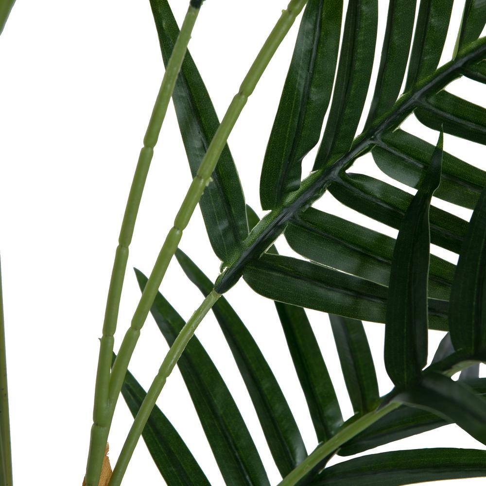 Tropical Oasis 58" Real Touch Fern Floor Plant in Black Planter