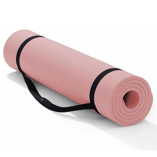 Anqtovp 72 ft. Blue TPE Extra Thick 12mm Anti-Slip Cushioned