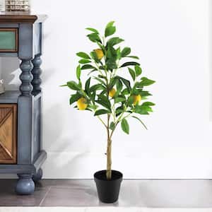 2.5 ft. Real Touch Artificial Lemon Tree in Pot