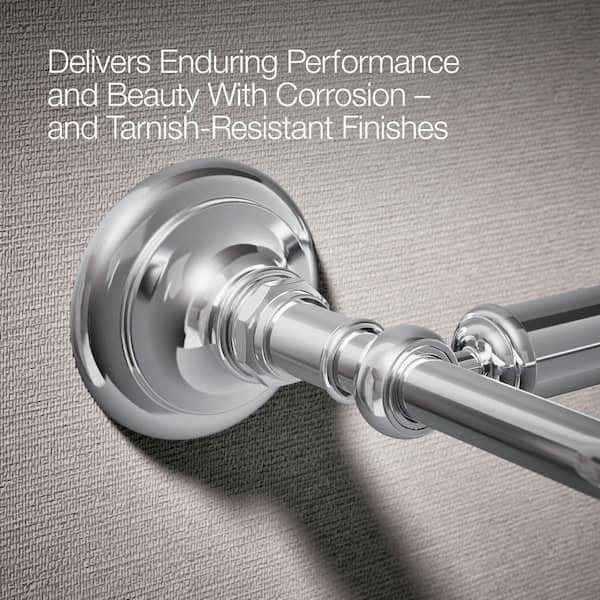 KOHLER Artifacts Pivoting Double Post Toilet Paper Holder in