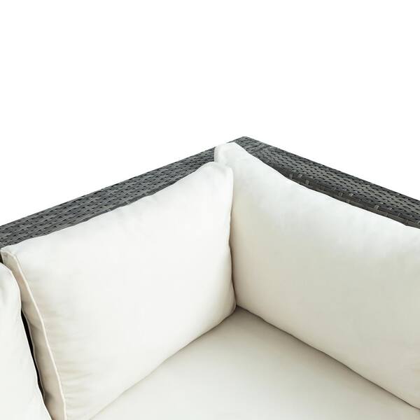 Nestfair Cedar Island Gray 8 Piece, Cedar Island Patio Cushions