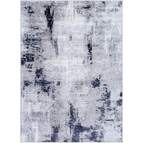 Livabliss Dagda Navy 7 ft. x 9 ft. Indoor Area Rug