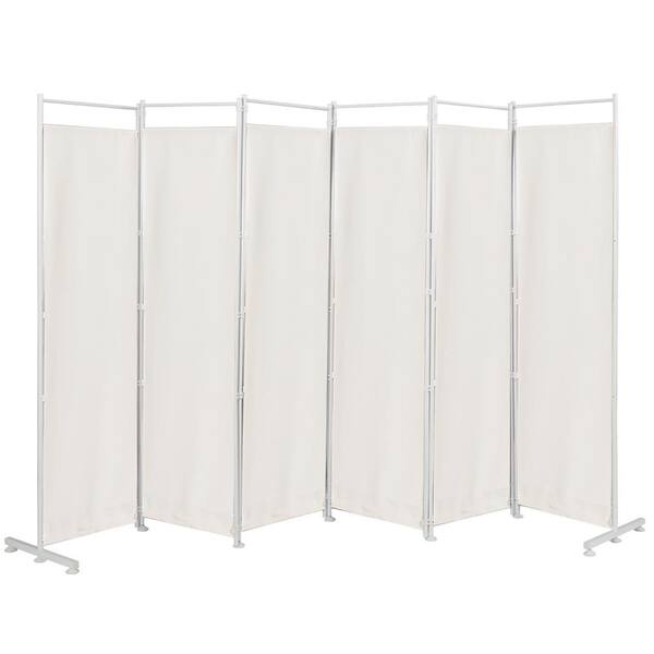 Costway 6 ft. White 6Panel Room Divider GHM0428WH The Home Depot