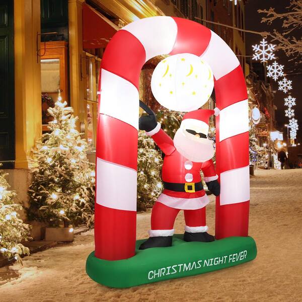 大特価放出！ 7.5 Costway ft. Claus Santa Lighted Inflatable Christmas スノーボード