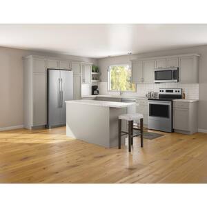 23.25 in. x 34.5 in. x 0.21 in. Base Cabinet End Panel in Sterling Gray