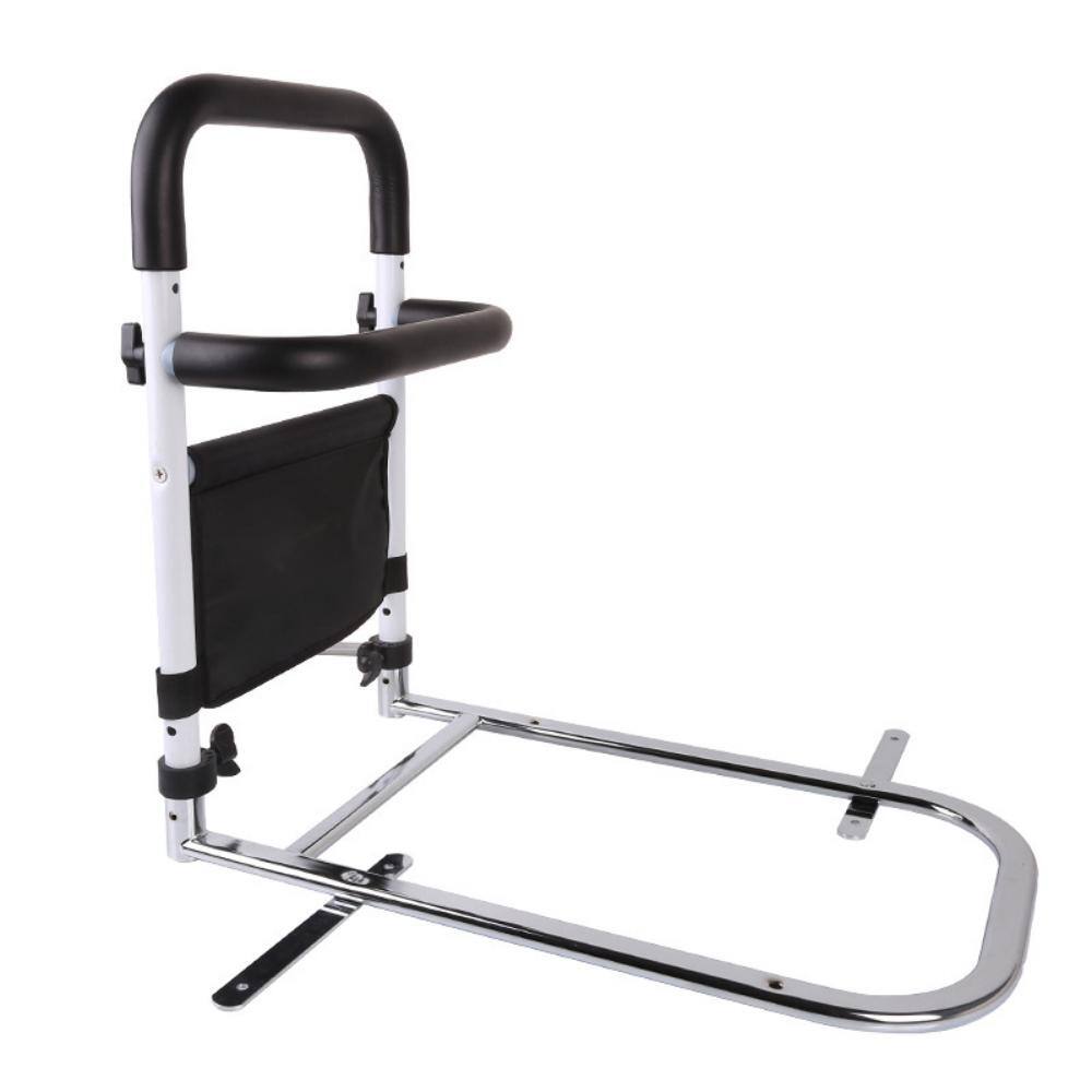 Bed Rails for Elderly Adults Safety with Double Handle & Storage Pocket, Be