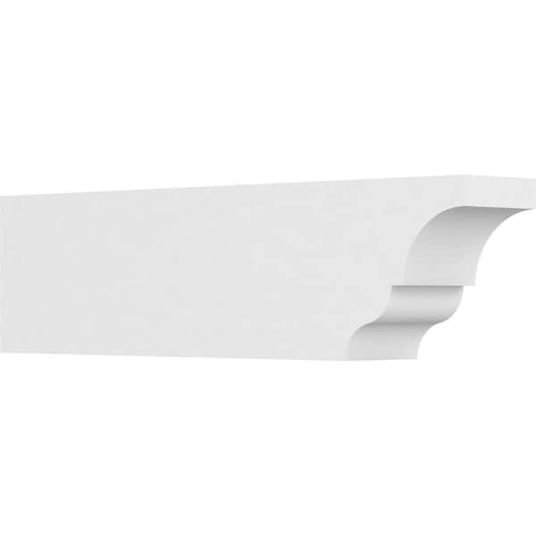 Ekena Millwork 5 in. x 8 in. x 30 in. Asheboro PVC Rafter Tail Brace