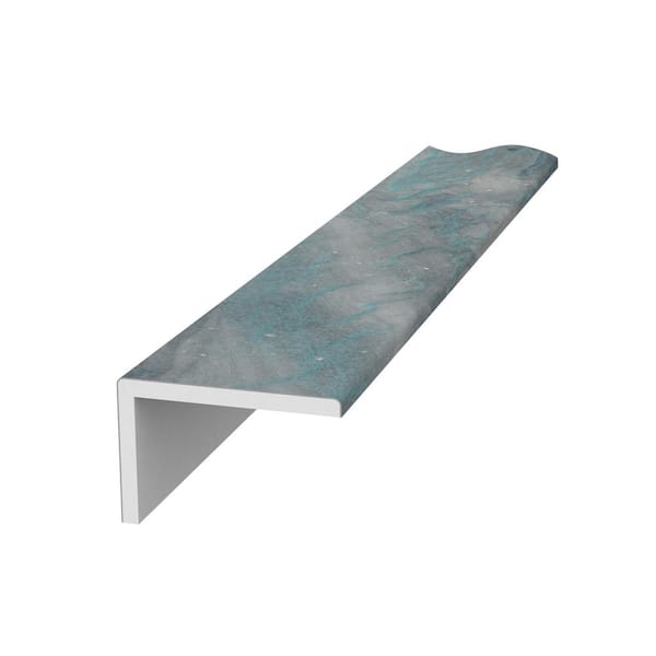 FlexStone 3 in. x 96 in. Remodel Trim with 2 in. lip in Triton