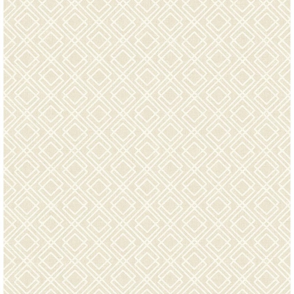 Advantage Puck Wheat Geometric Wheat Wallpaper Sample