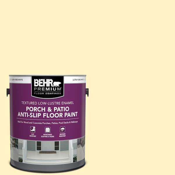 BEHR PREMIUM 1 gal. #P310-2 Natural Light Textured Low-Lustre Enamel Interior/Exterior Porch and Patio Anti-Slip Floor Paint