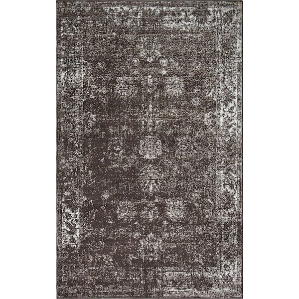 Unique Loom Sofia Casino Brown 3' 3 x 5' 3 Area Rug