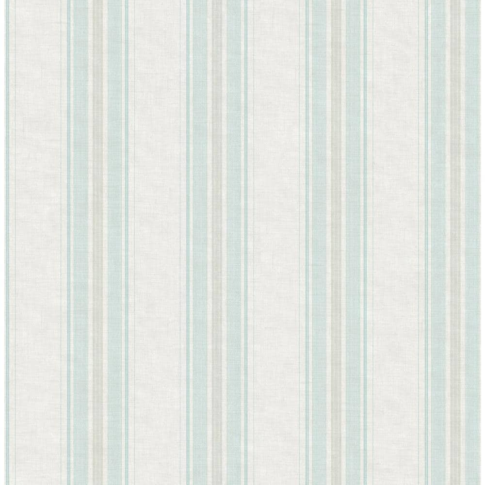 Spring Stripe Beige and Green Paper Non-Pasted Strippable Wallpaper Roll (Cover 56.05 sq. ft.) price history on PriceWatchPro