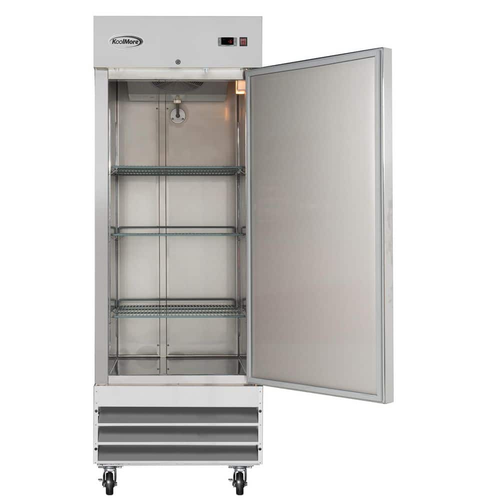 23 cu. ft. Stainless Steel Single Door Reach-In Freezer
