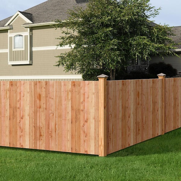 Outdoor Essentials 4 in. x 4 in. x 8 ft. Western Red Cedar Fence Post  (2-Pack) 245388 - The Home Depot