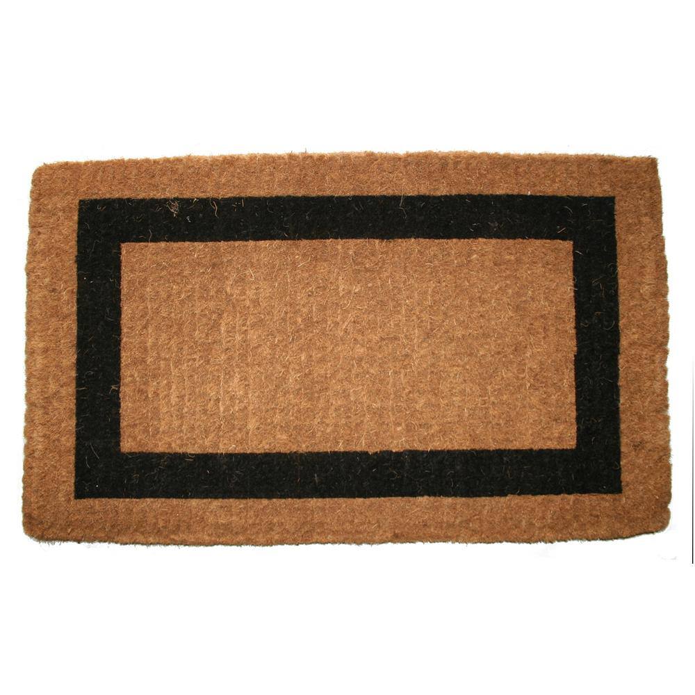 Plain Coco Imports Decor Coir Doormat 22-Inch by 36-Inch 
