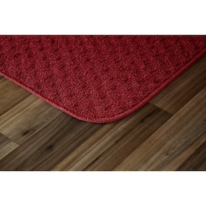 Town Square Chili Red 2 ft. x 2 ft. 2-Piece Rug Set