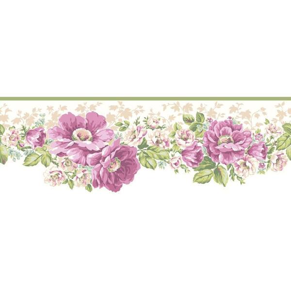 York Wallcoverings Inspired By Color Victorian Garden Wallpaper Border