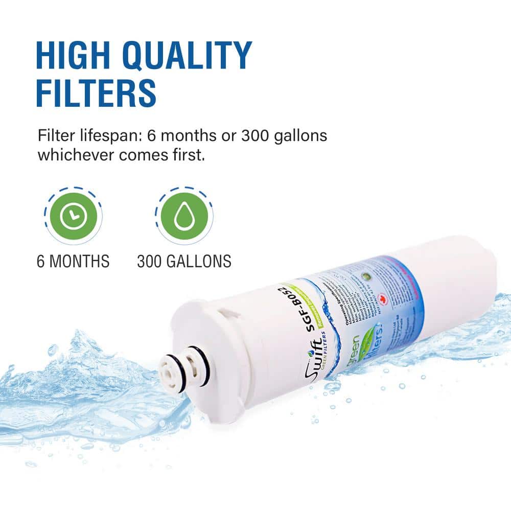 SGF-BO52 Compatible Refrigerator Water Filter for 640565, 1257074, 5586605