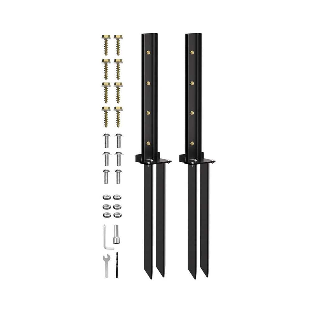 Heavy-Duty Steel Fence Post Repair Kit with H-Shaped Design for Stability and Easy Installation (2-Pack) price history on PriceWatchPro