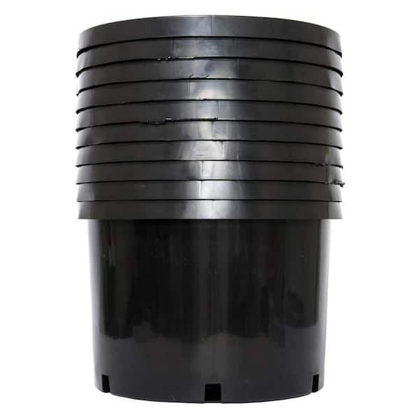 18 in. W x 18 in. H 10 Gal. Premium Plastic Nursery Planter Garden