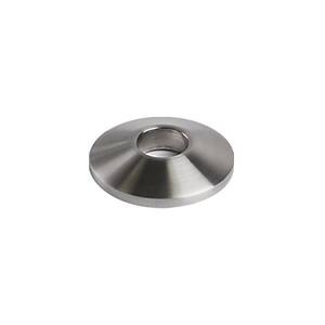 Round Hole 1.5 in. Stainless Steel Aluminum Flat Baluster Shoe in Stainless Steel