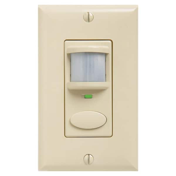 Lithonia Lighting Decorator Passive Dual Technology Vacancy Motion Sensing Wall Switch - Ivory