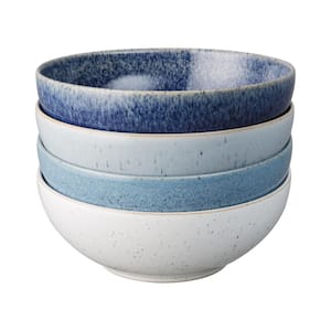 Stoneware Studio Blue (Set of 4) 27.7 fl. oz. Cereal Bowls