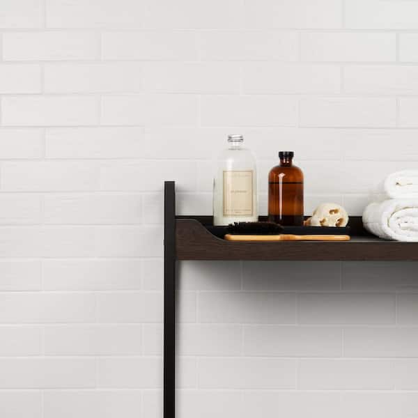 Crux Matte White 2.81 in. x 8.75 in. Matte Porcelain Subway Wall Tile (7.52 sq. ft./Case)