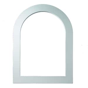18-3/6 in. x 30-3/16 in. x 1 in. Polyurethane Flat Trim for Cathedral Louver Gable Vent