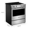 Maytag Maytag 30 in. 5 Burner Elements Slide-In Electric Range in Fingerprint Resistant Stainless Steel with Grill Mode MSES7030SZ 12