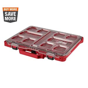 PACKOUT 11-Compartment Low-Profile Impact Resistant Portable Small Parts Organizer