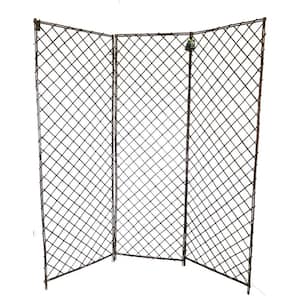 72 in. W x 72 in. H 3-Panels Willow Screen Divider