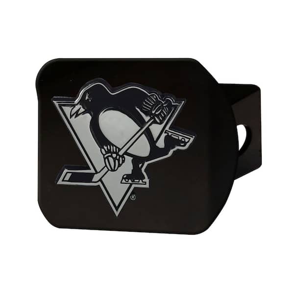 FANMATS NHL Pittsburgh Penguins Class III Black Hitch Cover with Chrome Emblem