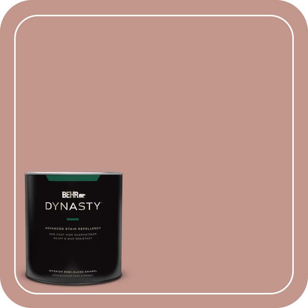 1 qt. #MQ1-18 Pressed Blossoms One-Coat Hide Semi-Gloss Enamel Interior Stain-Blocking Paint and Primer price history on PriceWatchPro