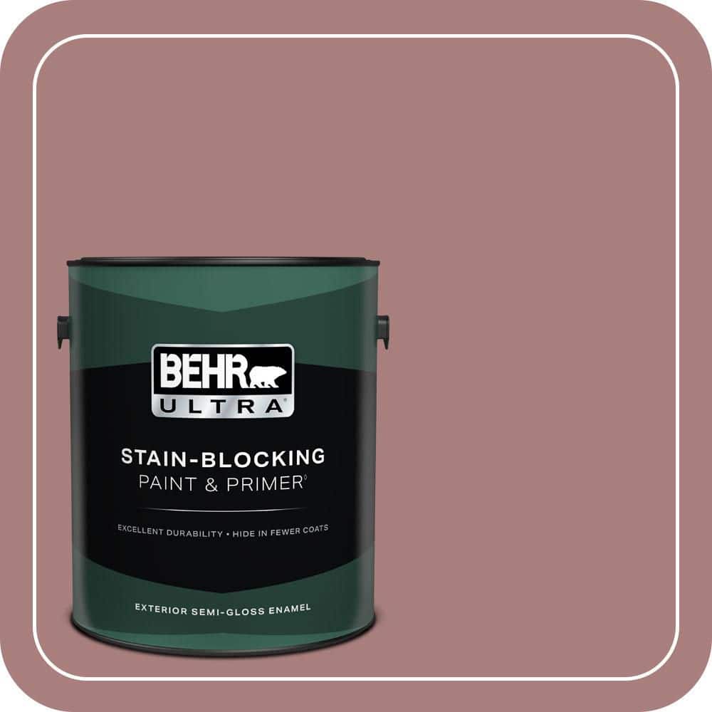 1 gal. #140F-4 Bedford Brown Semi-Gloss Enamel Exterior Paint & Primer price history on PriceWatchPro