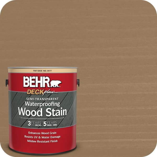 1 gal. #ST-365 Cape Cod Gray Semi-Transparent Waterproofing Exterior Wood Stain