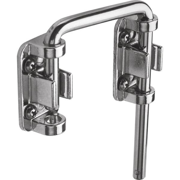 thumbnail image 2 of 2-Pack Stainless Steel Slide Latch Lock – Keyless Entry Door Lock For Home Security, Sliding Doors & Cabinets 2 of 6