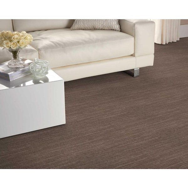 Hypnotic Sable Brown 13.2 ft. 29.49 oz. Olefin Pattern Carpet - Installation Required