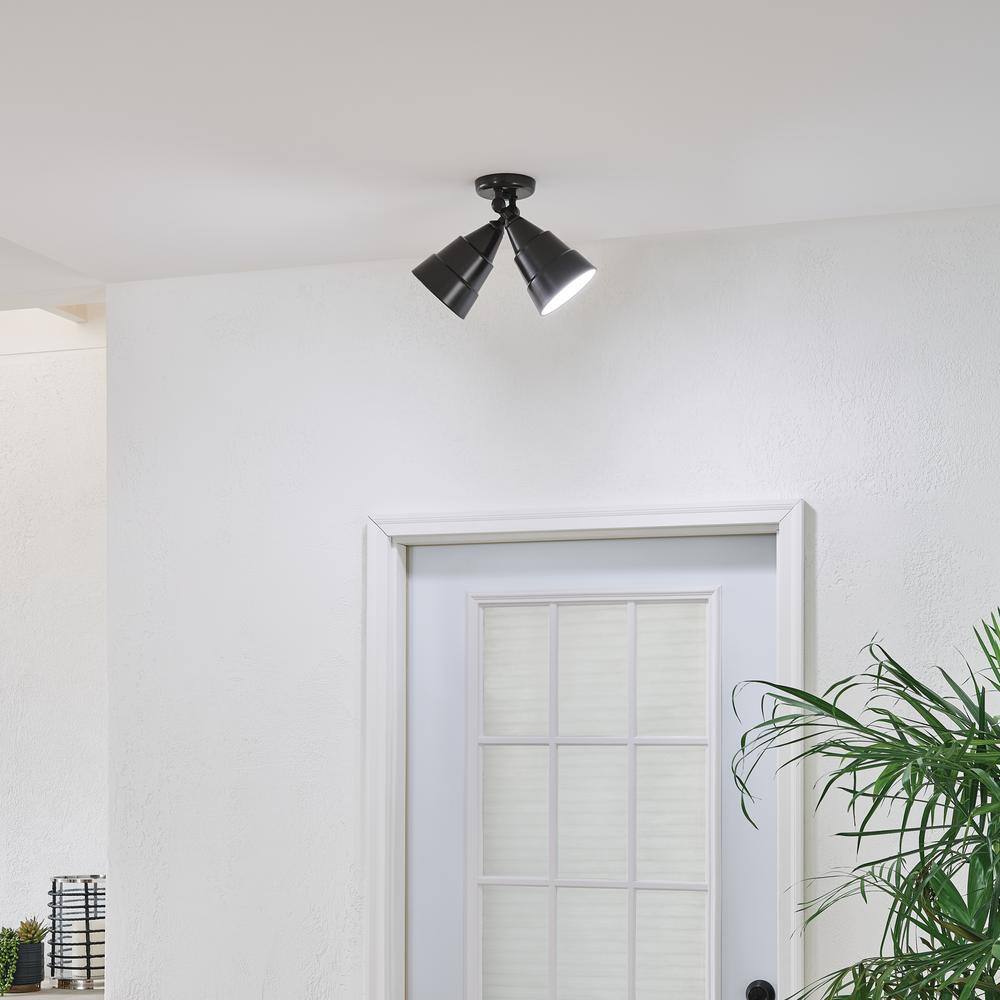 Architectural Bronze Dual Cone Wall Sconce