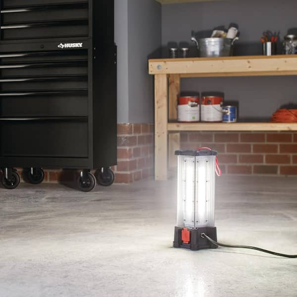 Husky 10 000 Lumen Area Utility LED Work Light K40190 The Home Depot