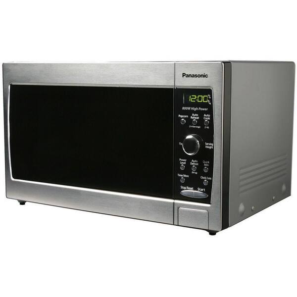 Panasonic Compact 0.8 cu. ft. 800W Microwave in Stainless Steel-DISCONTINUED