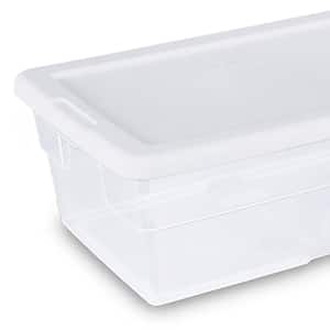 Sterilite 1642 - 6 Qt. Storage Box White 16428012