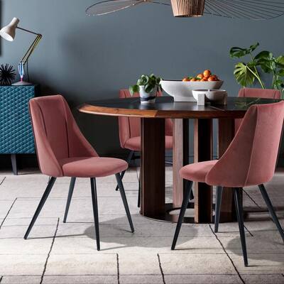 light pink dining chair