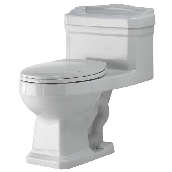Foremost Series 1940 1-piece 1.6 GPF Elongated Toilet in White