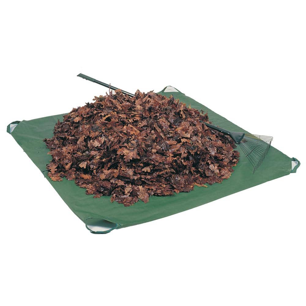 English Garden 60 in. W x 60 in. L Polyethylene heavy-duty Garden Leaf Coll