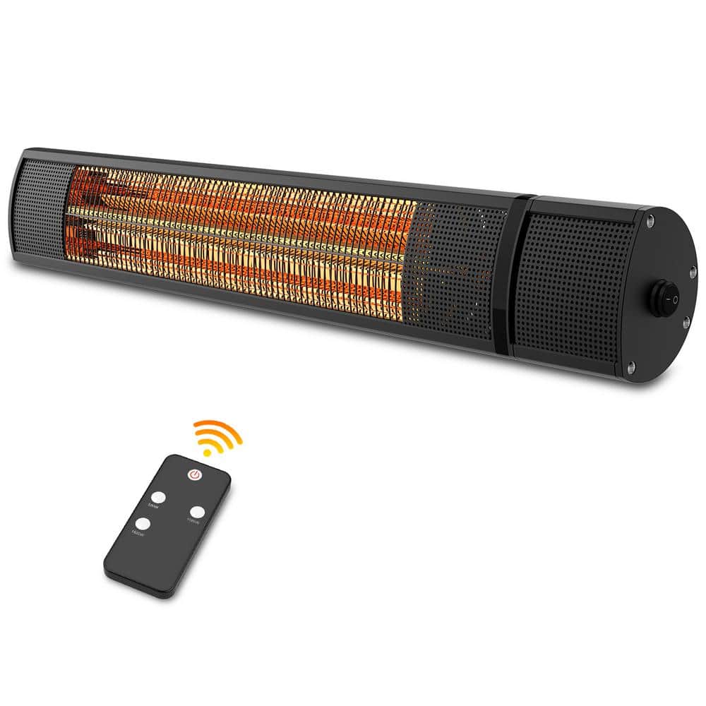 Indoor Use Home Office Bedroom with 2 Heat Settings Wall Mounted Heater Hanging Patio Heater for Bedroom Portable Radiant Desk Heaters Indoor Use 